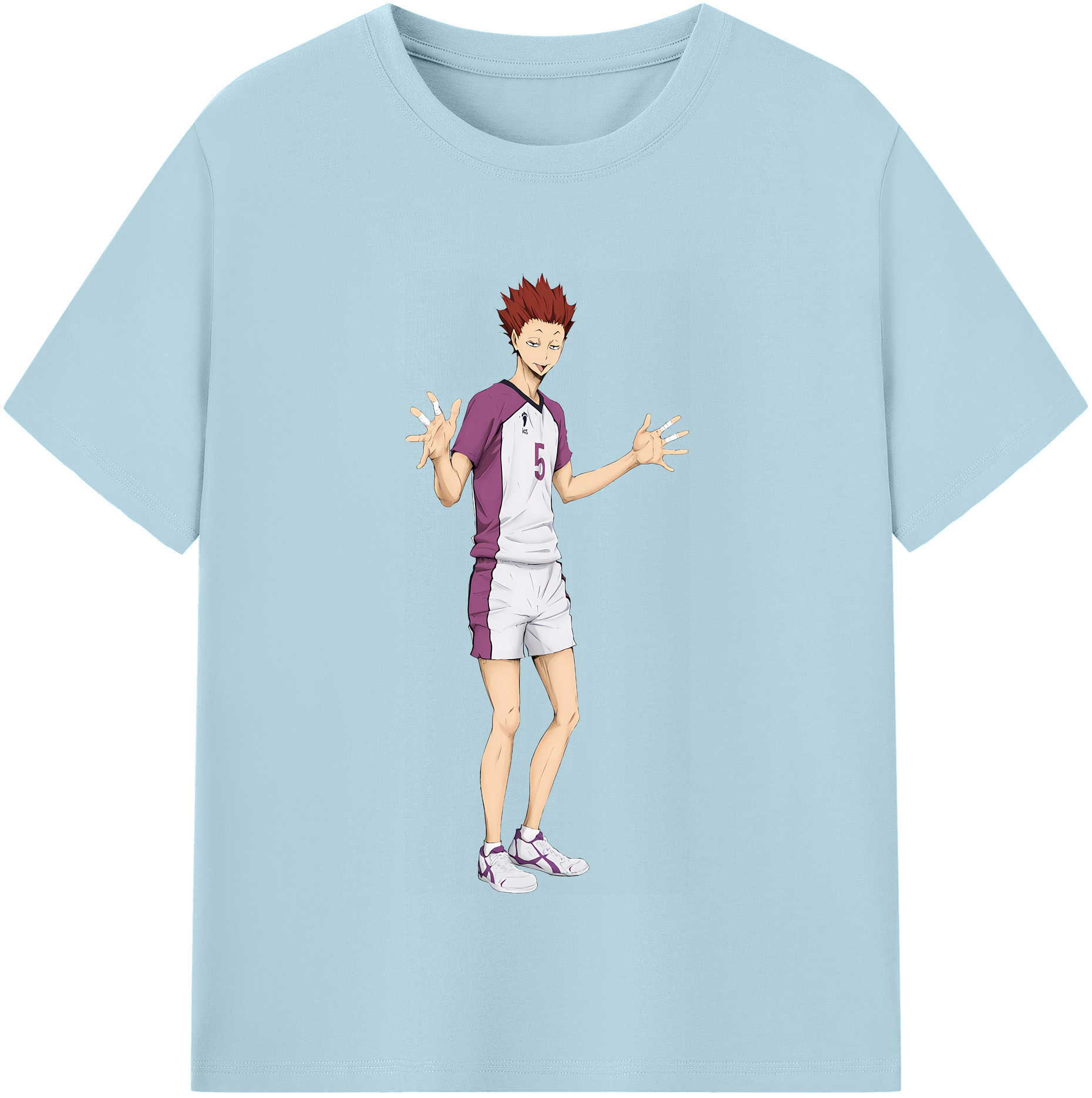（画像用） ハイキュー!! Haikyu!! 綿100％半袖Tシャツ（フロントプリント）